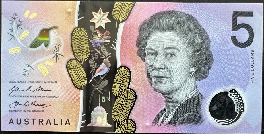 Australia 5 Dollar, front