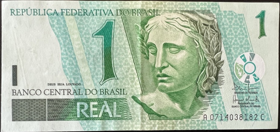 Brazil 1 Real, front