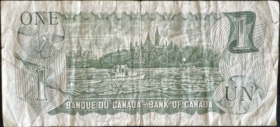 Canada 1 Dollar, back