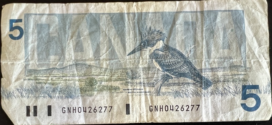 Canada 5 Dollar, back