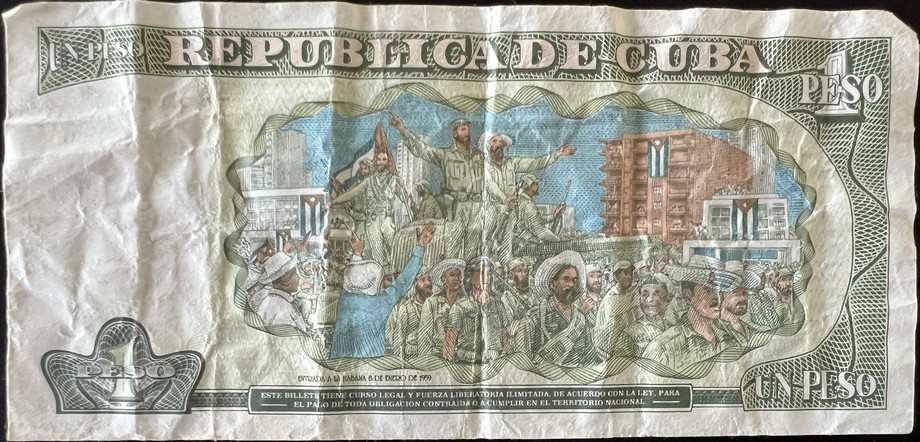 Cuba 1 Peso, back