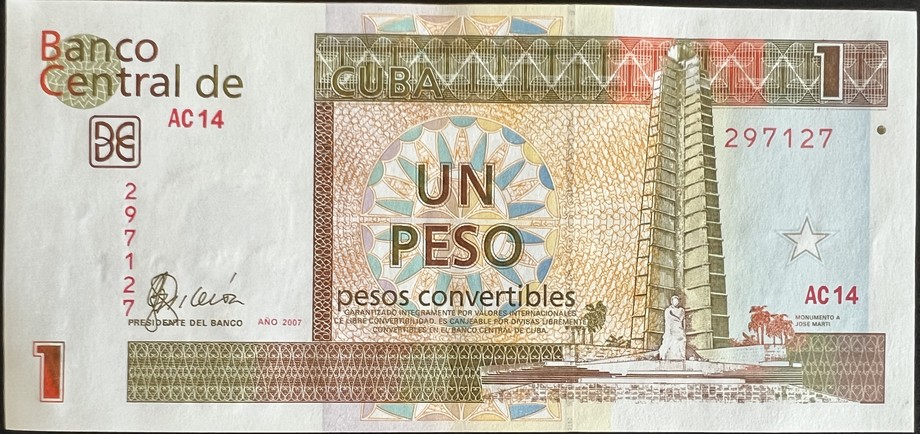 Cuba 1 Peso, front
