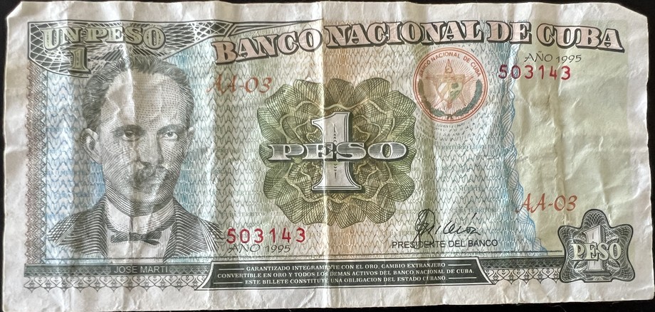 Cuba 1 Peso, front