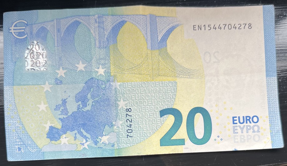 Euro 20 Euro, back
