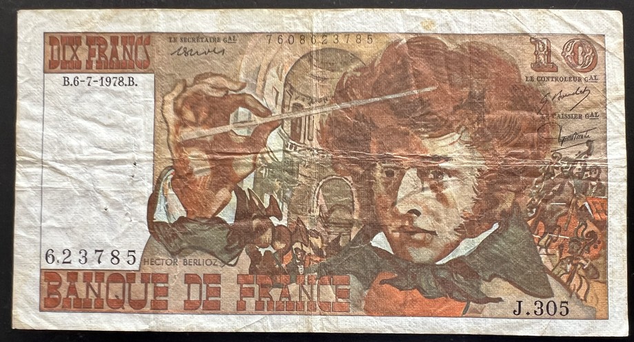 France 10 Franc, front