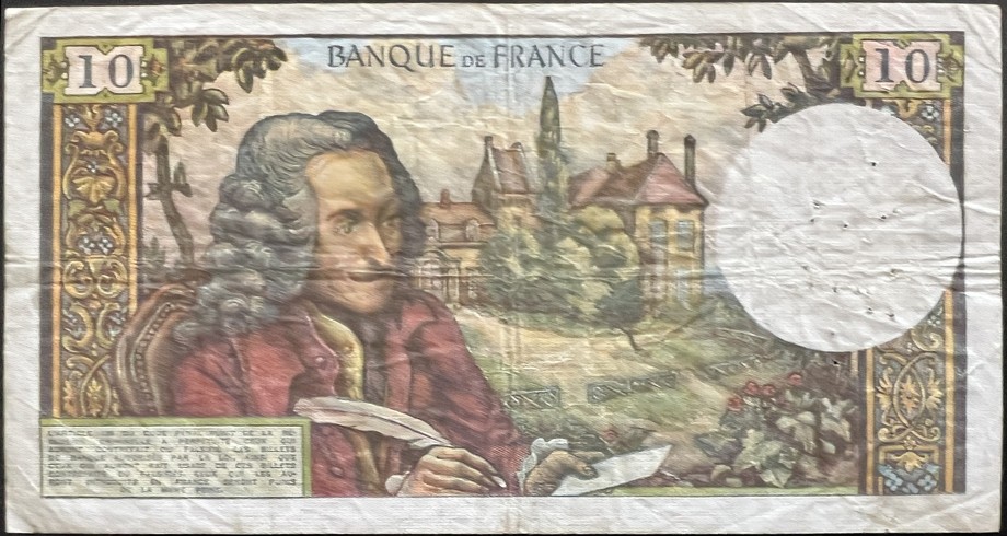 France 10 Franc, back