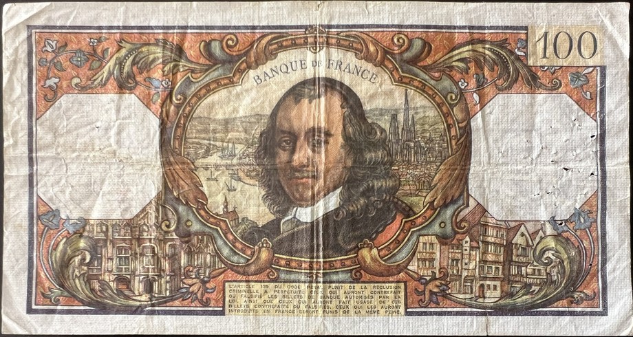 France 100 Franc, back