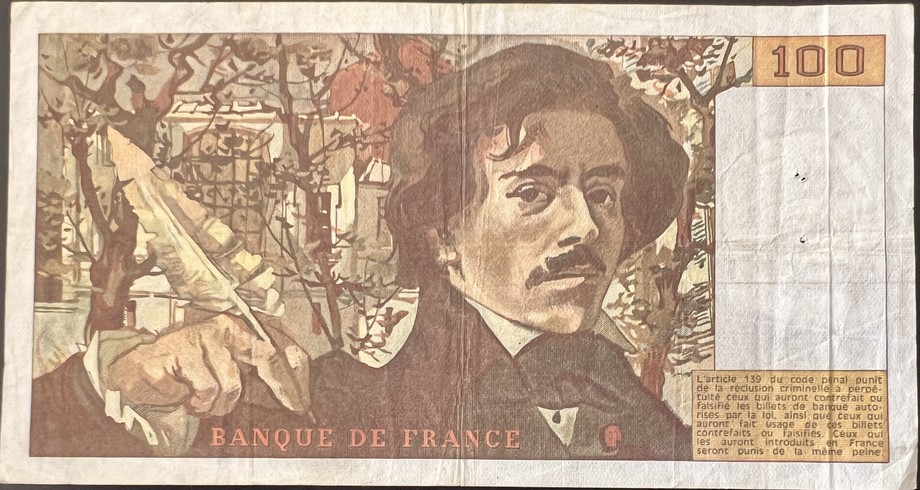 France 100 Franc, back