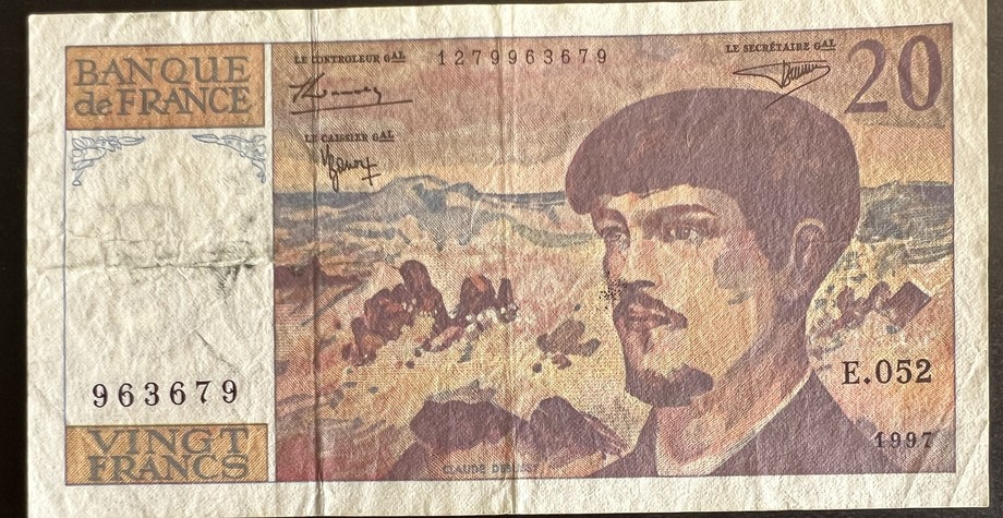 France 20 Franc, front