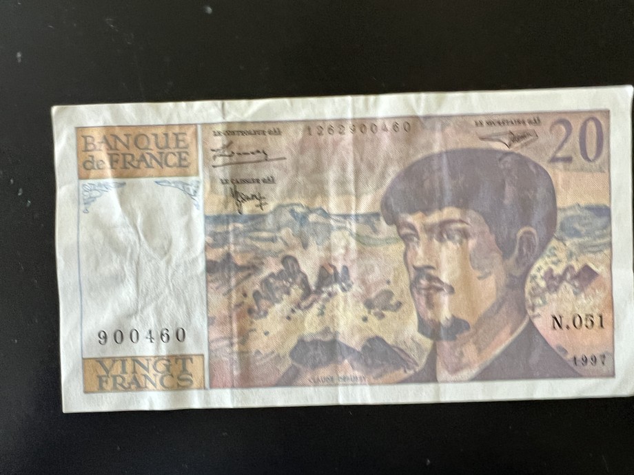 France 20 Franc, front