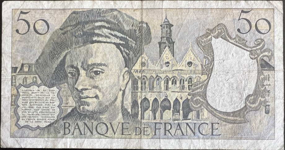 France 50 Franc, back