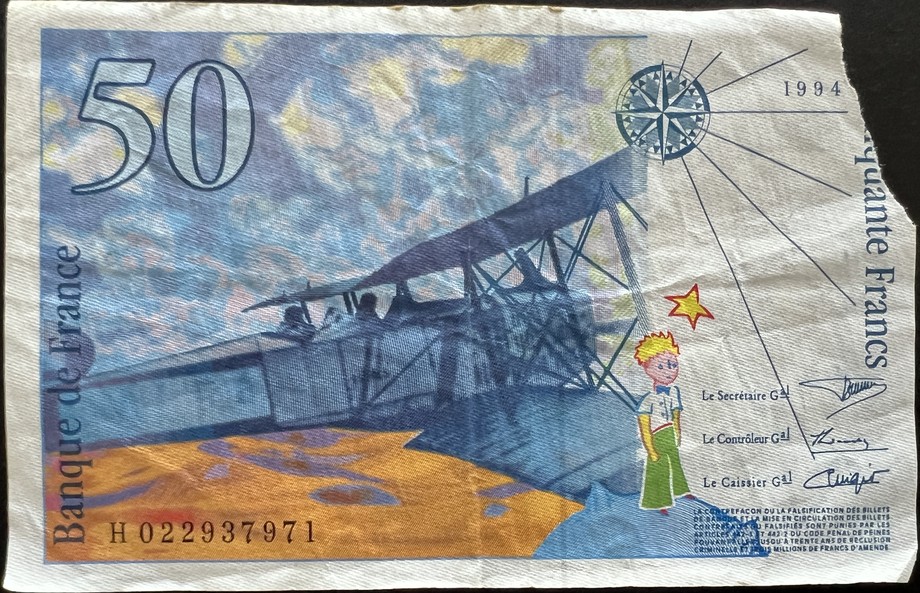 France 50 Franc, back