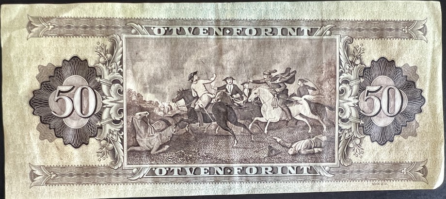 Hungary 50 Forint, back