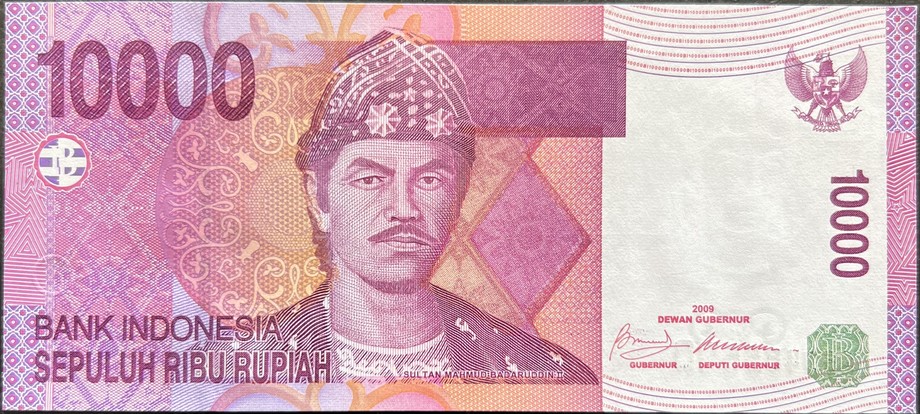 Indonesia 10000 Rupiah, front