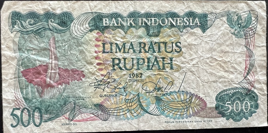 Indonesia 500 Rupiah, front