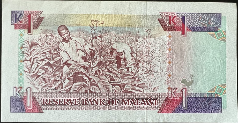 Malawi 1 Kwacha, back