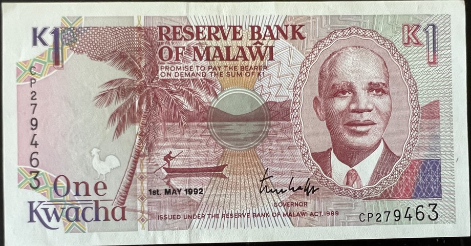 Malawi 1 Kwacha, front