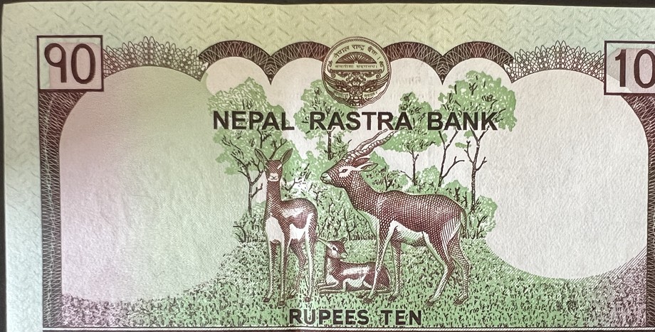 Nepal 10 Rupee, back