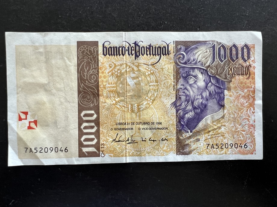 Portugal 1000 Escudo, front