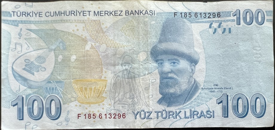 Türkiye 100 Lira, back