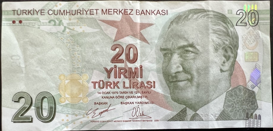 Türkiye 20 Lira, front