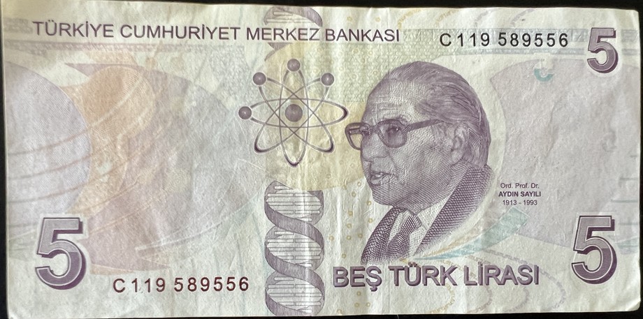 Türkiye 5 Lira, back