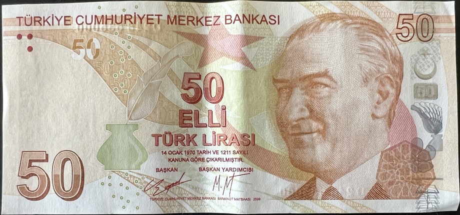 Türkiye 50 Lira, front