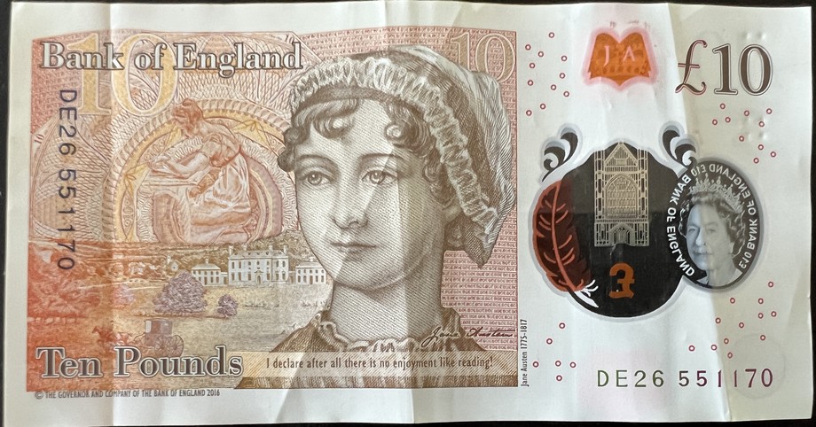 United Kingdom 10 Pound, back