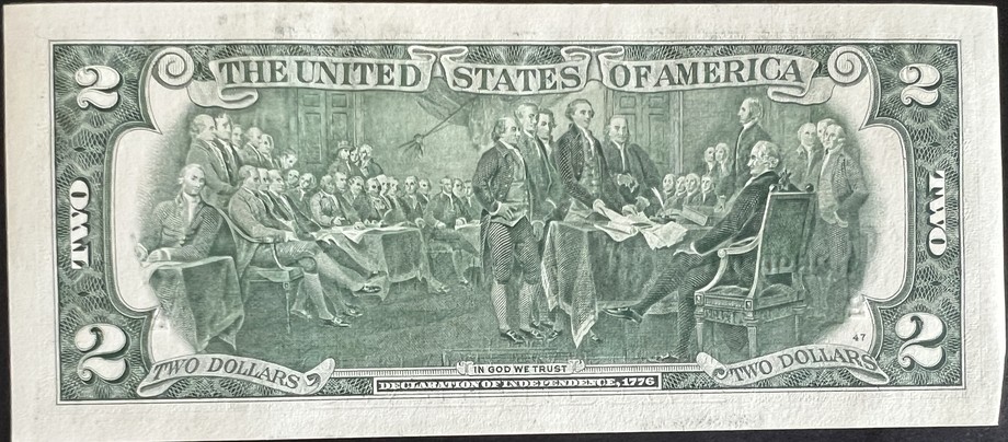United States 2 Dollar, back