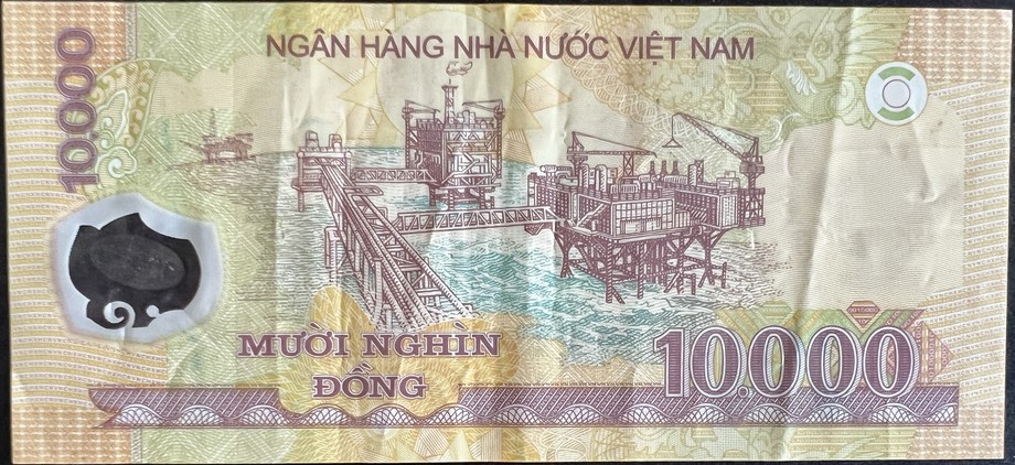 Vietnam 10000 Dong, back