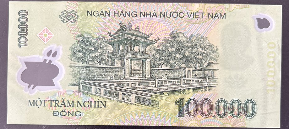 Vietnam 100000 Dong, back