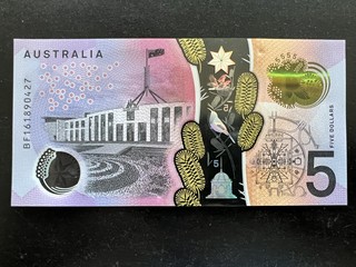 Australia 5 Dollar, back