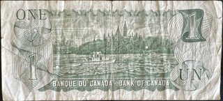Canada 1 Dollar, back