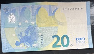 Euro 20 Euro, back