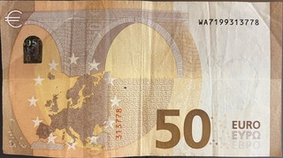 Euro 50 Euro, back