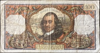 France 100 Franc, back