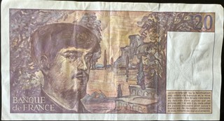 France 20 Franc, back