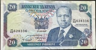 Kenya 20 note