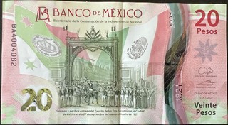 Mexico 20 — front