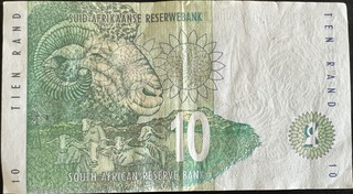 South Africa 10 Rand, back