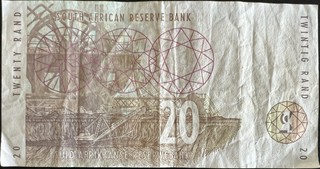 South Africa 20 Rand, back
