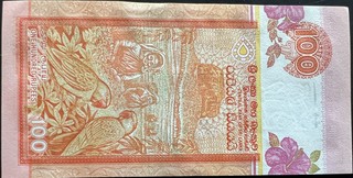 Sri Lanka 100 Rupee, back