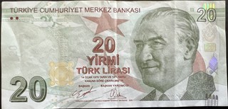 Türkiye 20 note
