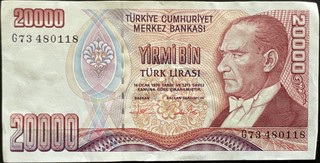 Türkiye 20000 — front