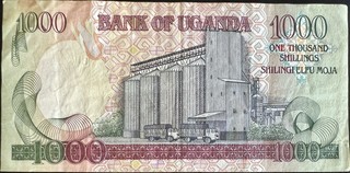 Uganda 1000 Shilling, back