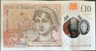 United Kingdom 10 Pound, back