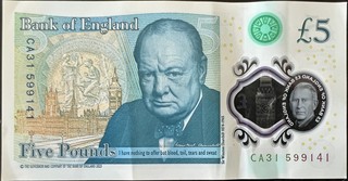 United Kingdom 5 Pound, back