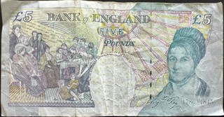 United Kingdom 5 Pound, back