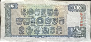 Uruguay 10 Peso, back