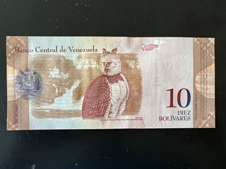 Venezuela 10 Bolívar, back